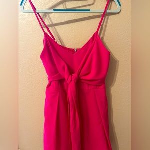 Pink Lily Romper